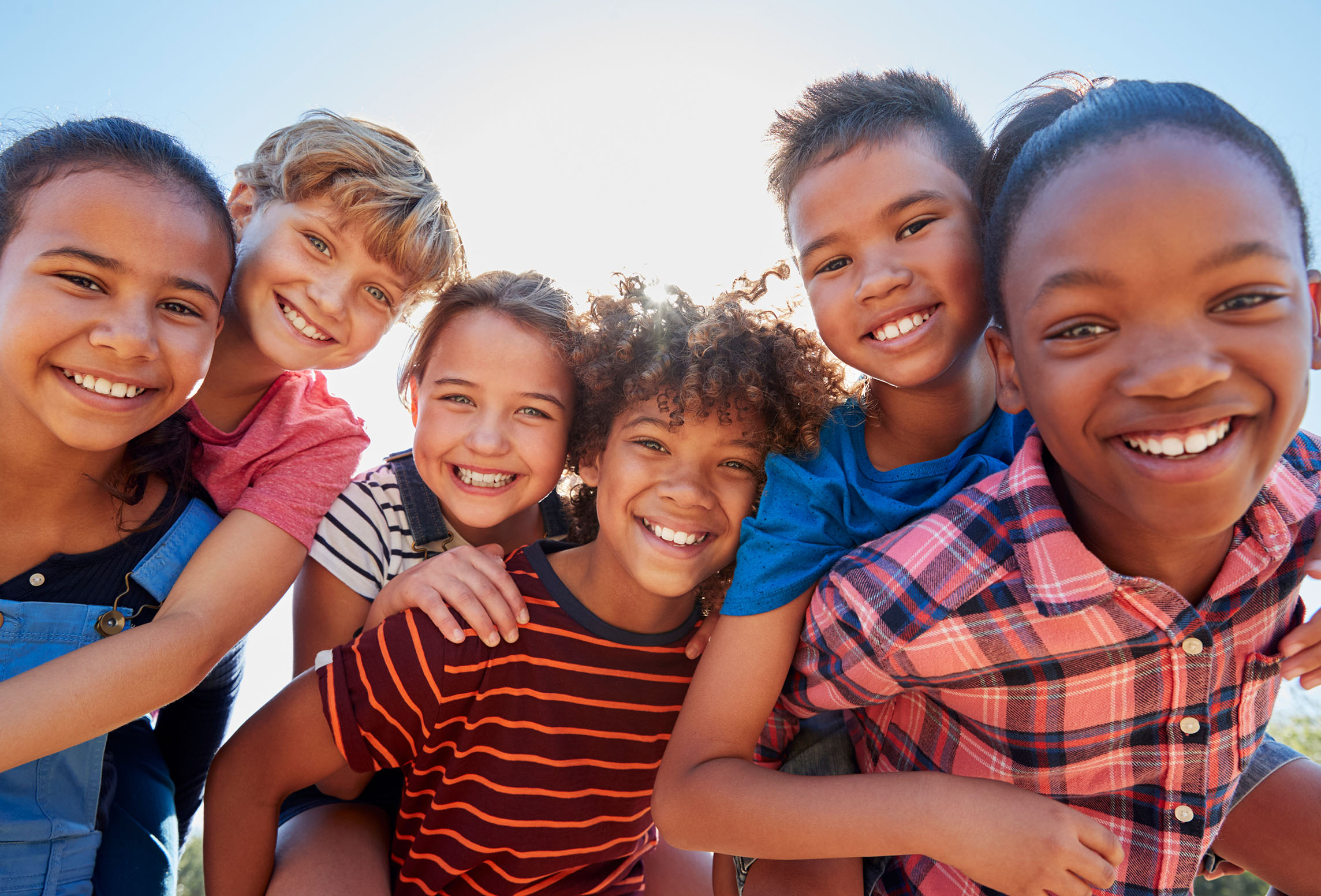 children laughing