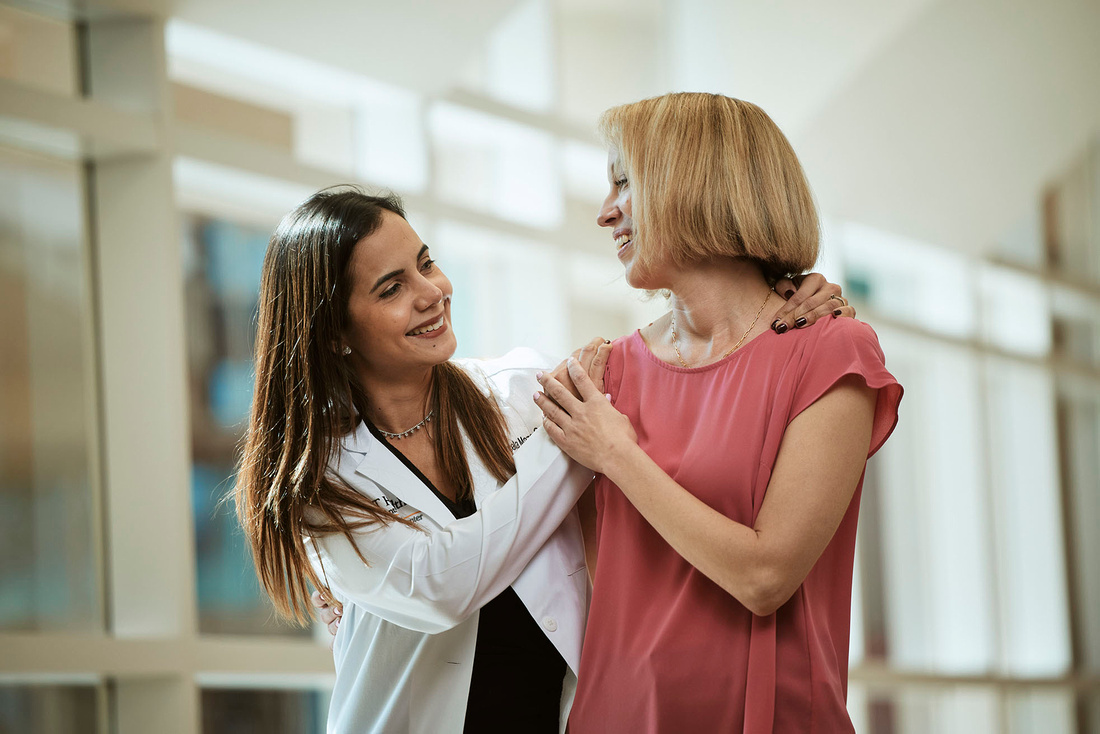 Dr. Marcela Mazo Canola, M.D. and patient.