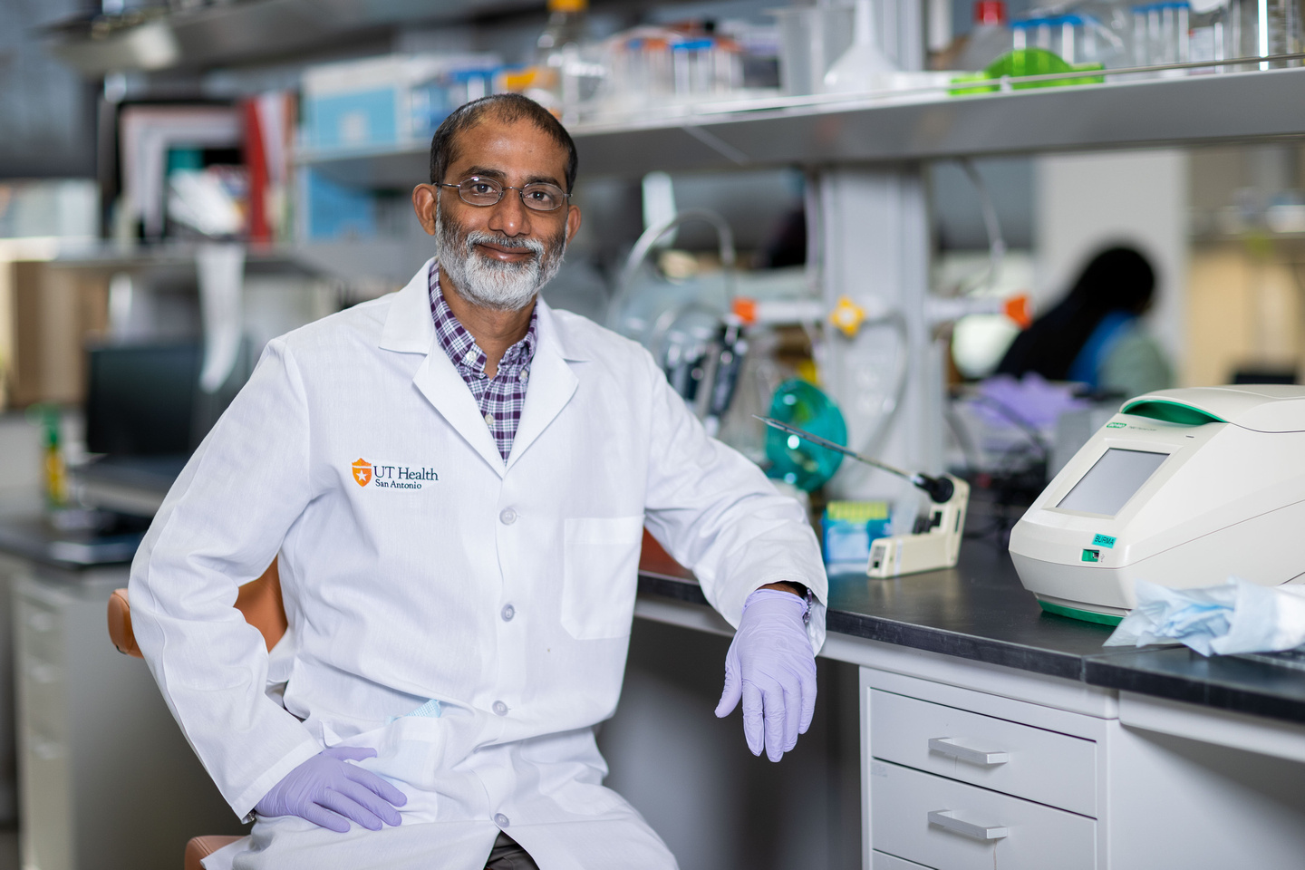 Sandeep Burma, PhD, Professor of Neurosurgery and Biochemistry and Structural Biology; Mays Family Foundation Distinguished Chair in Oncology; Vice Chair for Research, Department of Neurosurgery