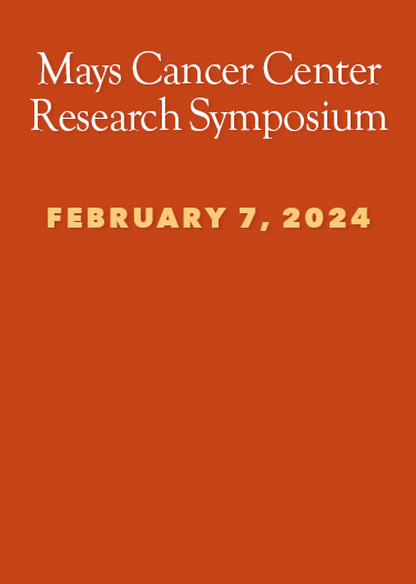 Mays Cancer Center Symposium Banner