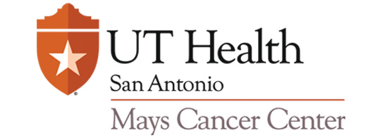 a logo of UT Health San Antonio Mays Cancer Center